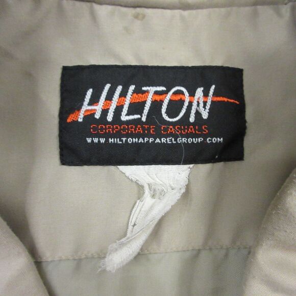 Vintage US Marines Bomber Jacket 50" inch‎ Chest Hilton Windbreaker Navy Veteran - Picture 6 of 12